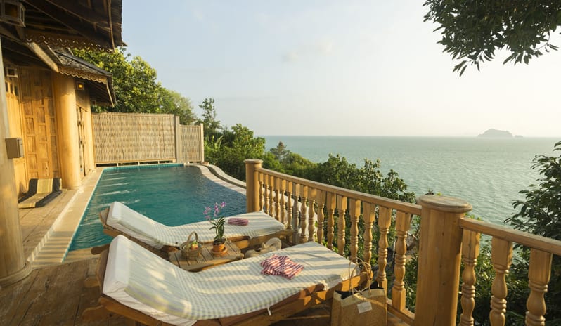 Santhiya Koh Yao - Seawater Pool Villa Deck